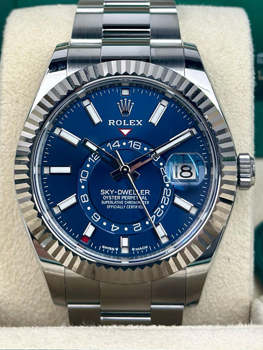 Rolex Sky-Dweller, Oyster, 42 mm, Oystersteel and white gold, Reference 336934