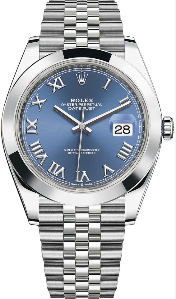 Rolex Datejust Blue/Roman 41 - NEW/UNWORN